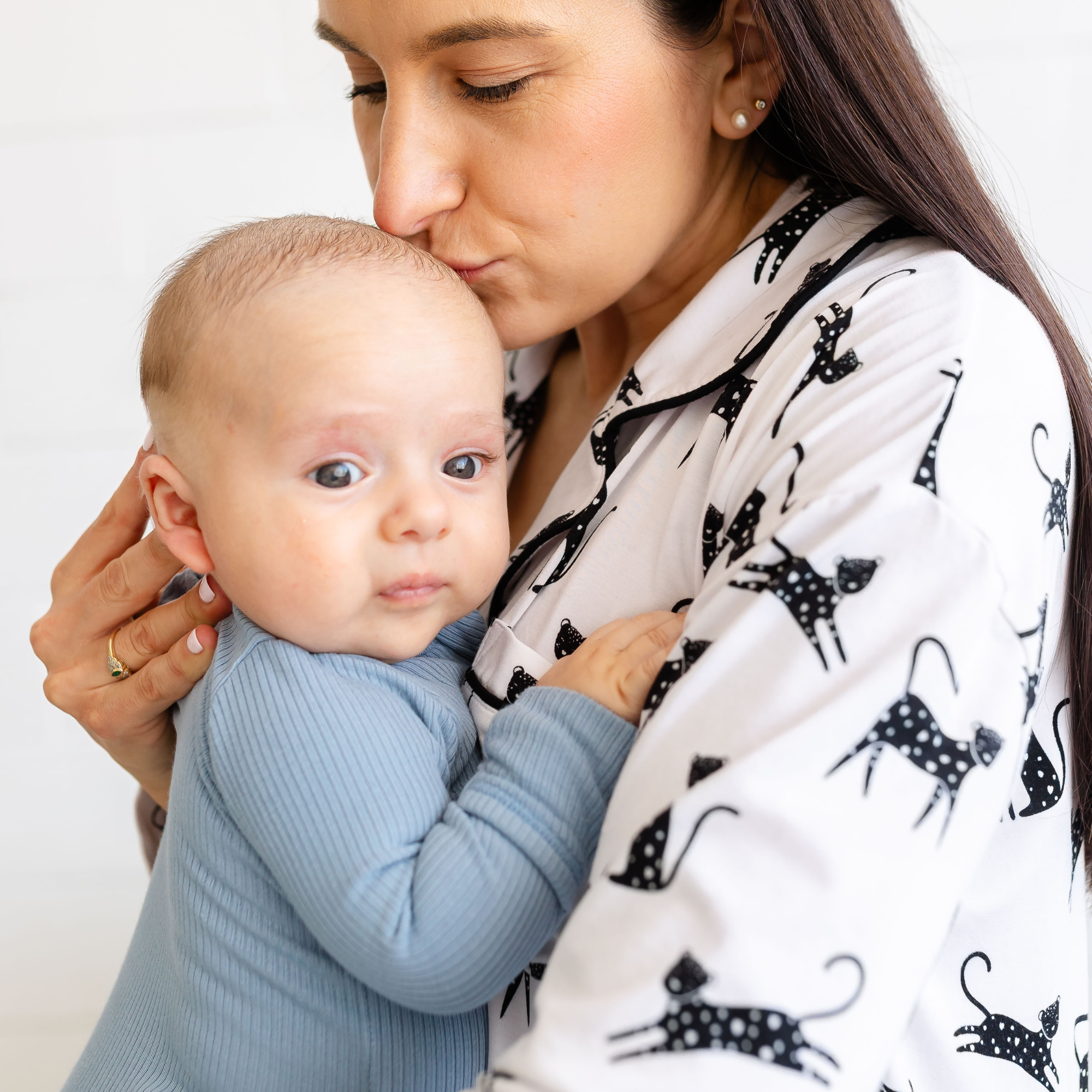 Postpartum Nightgown - Cheetah