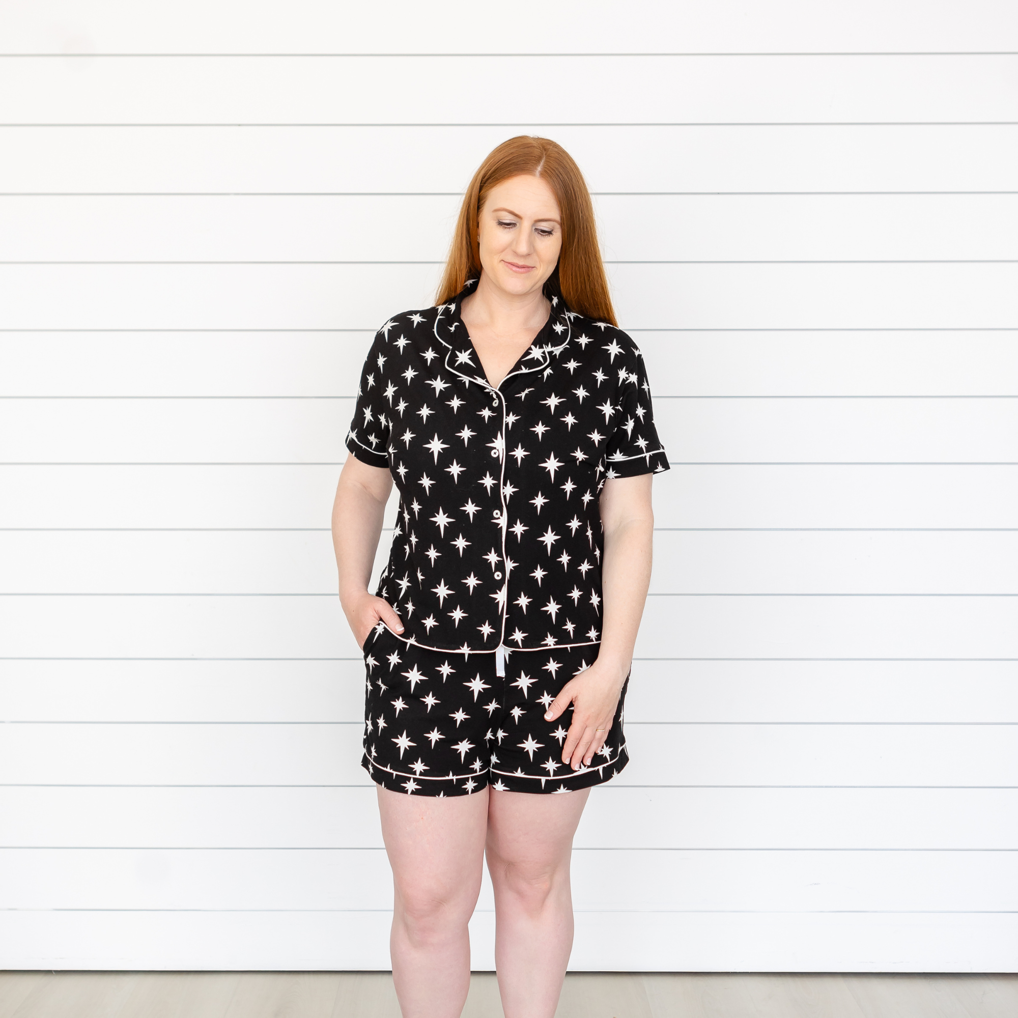 Short Pajama Set - Sparkle Stars