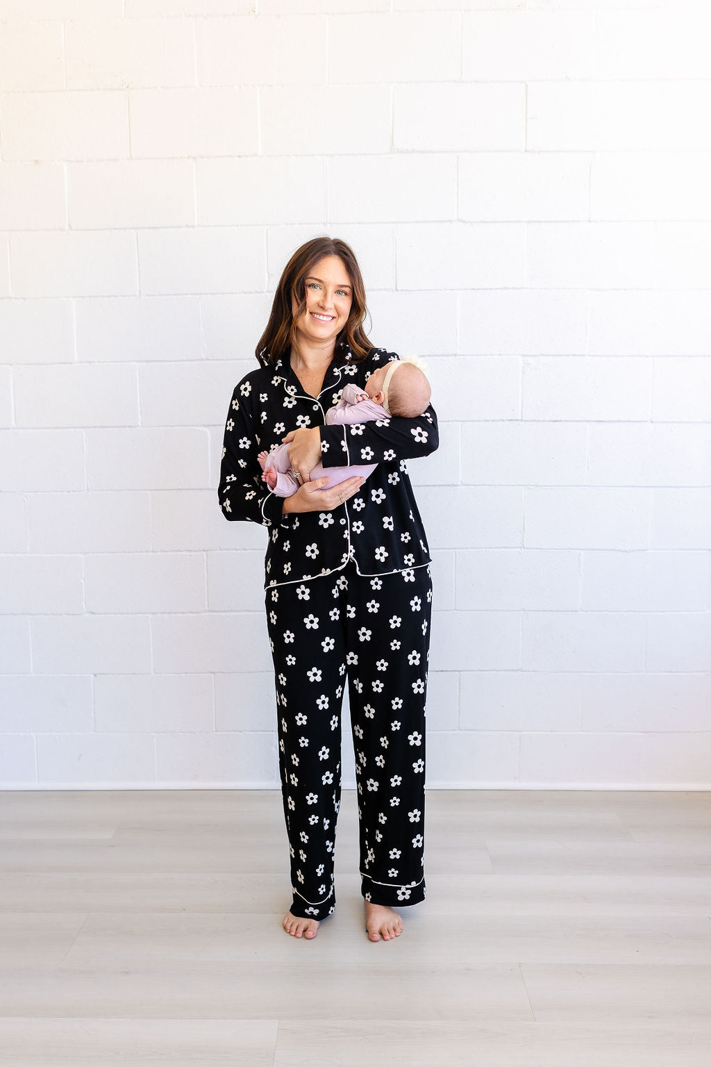 Long Pajama Set - Flower Power