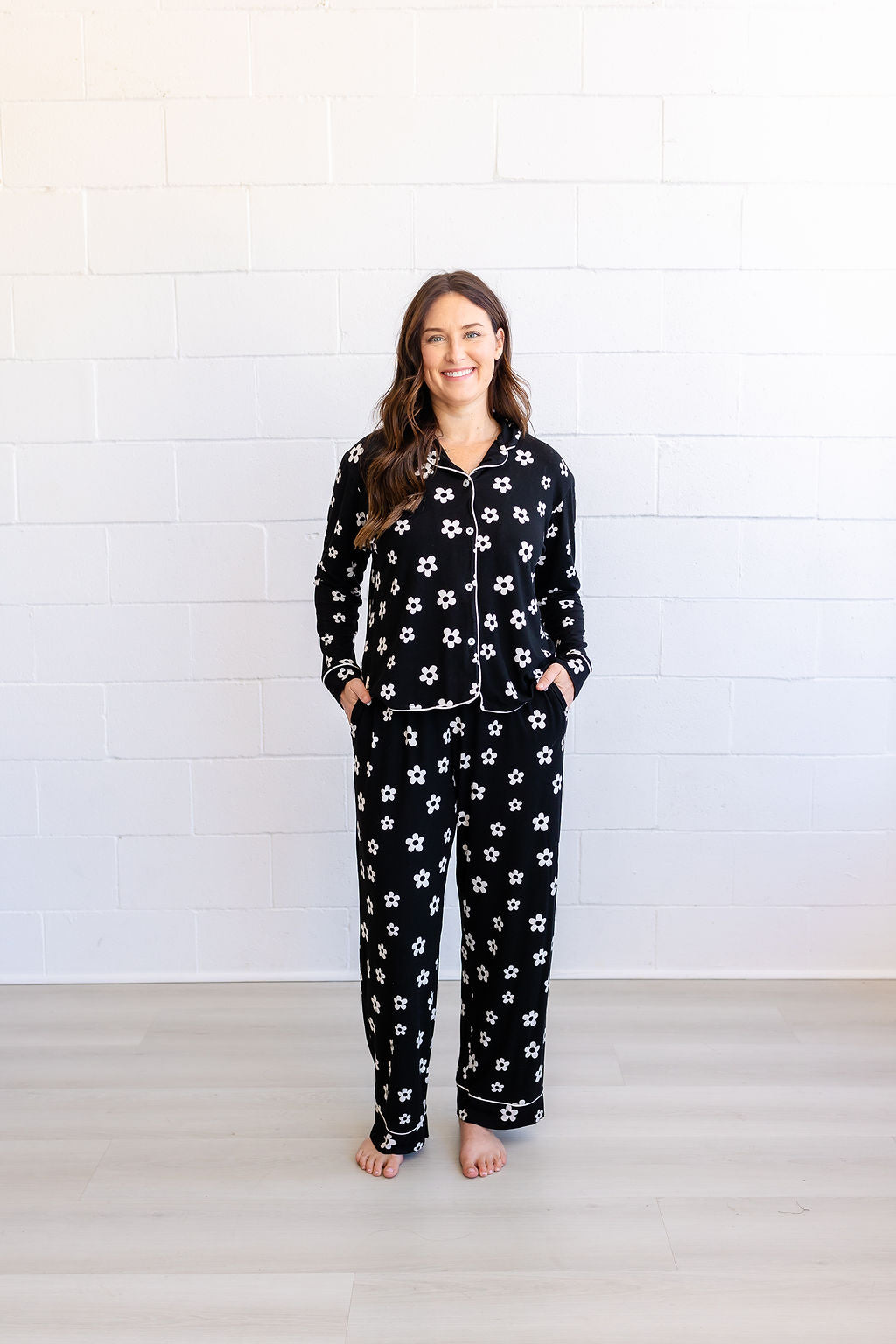 Long Pajama Set - Flower Power