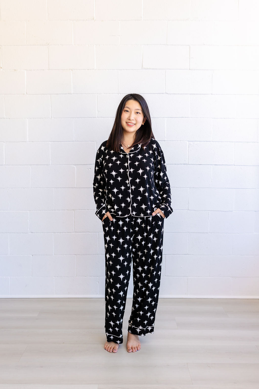 Long Pajama Set - Sparkle Stars